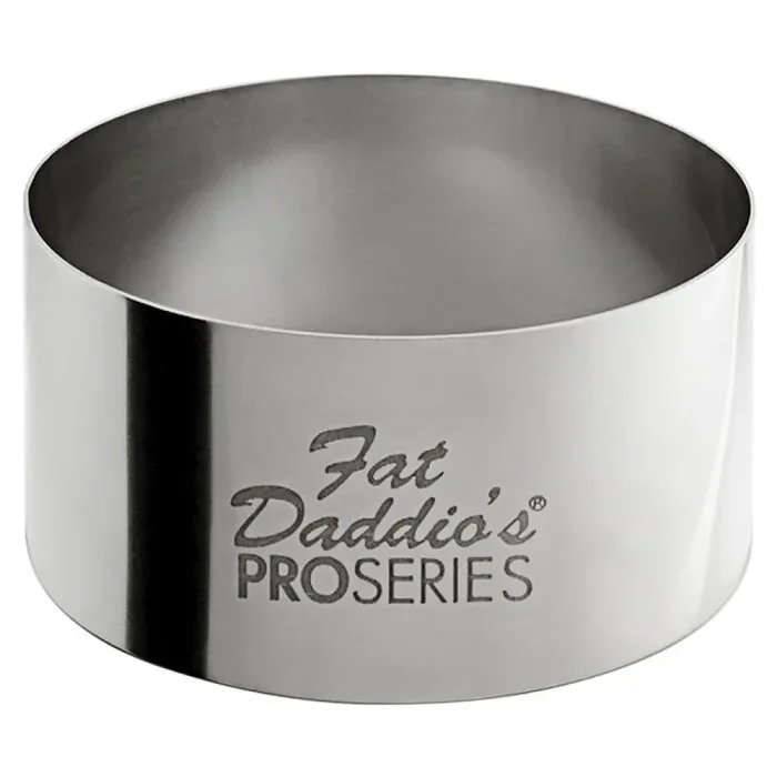 Fat Daddio Pastry Ring – 2″ x 1″ (Stainless Steel)