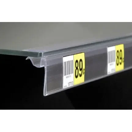 FFR-DSI 4406366101 Data Strip® Label Holders for Glass Shelves