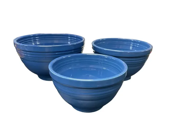 Fiesta 3pc Baking Bowl Set Lapis NIB