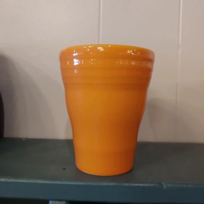 Fiesta Bathroom Tumbler Tangerine Retired