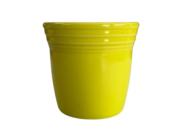 Fiesta Lemongrass planter pot New 1st Quality Recently Retired Shape