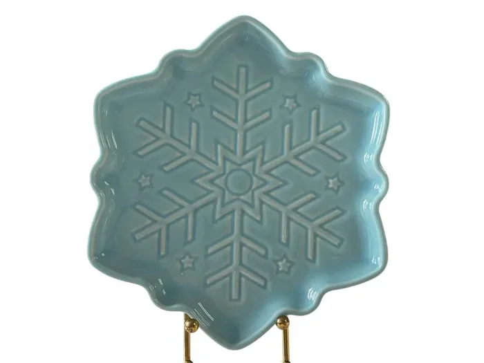 Fiesta Sky Snowflake Plate New