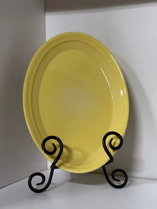 Fiesta Small Oval Platter – Sunflower Yellow