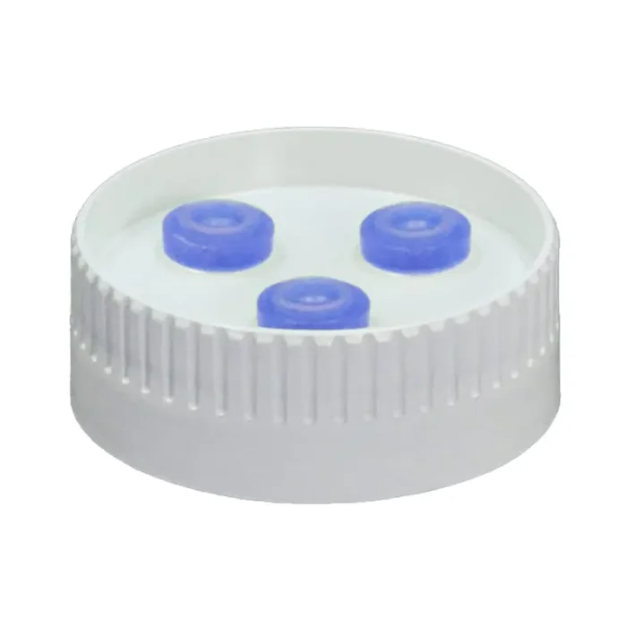 FIFO GBC3-300-6 Blue 3-Hole Large Bottle Cap for Sauce Gun – 6 / PK