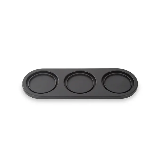 FinaMill – Stackable Trio FinaPod Storage Tray, Black