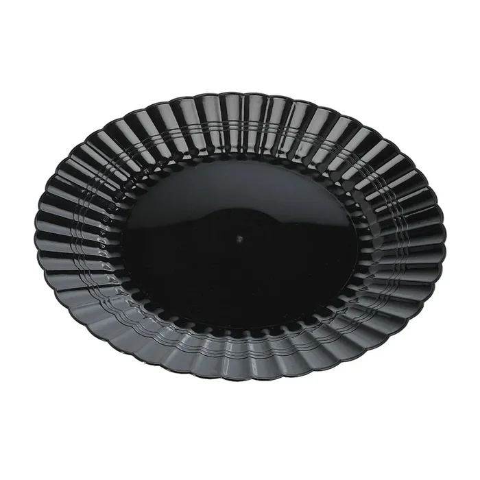Fineline Setting 206-BK Reposables Plastic 6″ Plate – 180 / CS