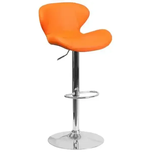 Flash Furniture CH-321-ORG-GG Swivel Bar Stool