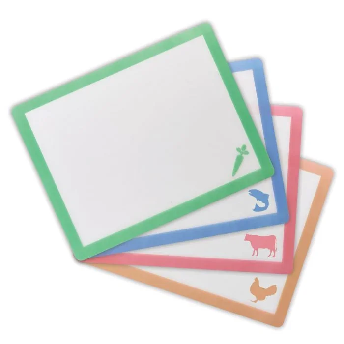 Flexible Cutting Board Mat Set of 4
