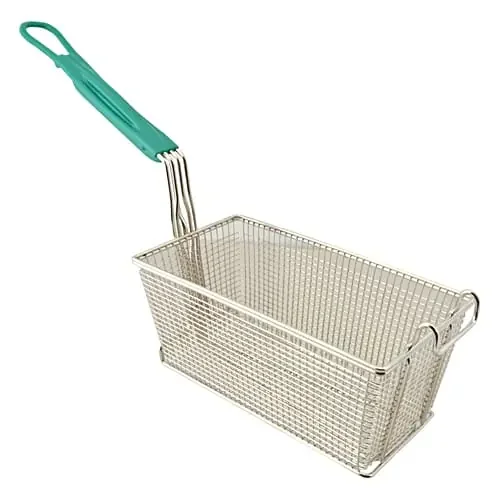 FMP® 225-1063 E-Z Grip® Fryer Basket with Vinyl-Coated Handle