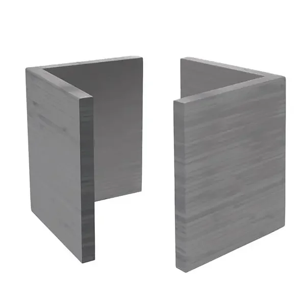 FOH BHO062GYB20 B3 7.5″ Tall Smoke Bamboo L-Riser – 2 / CS