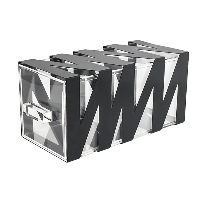 FOH BHO085BKI20 Zig Zag Matte Black Housing/Drawer Set – 2 / CS