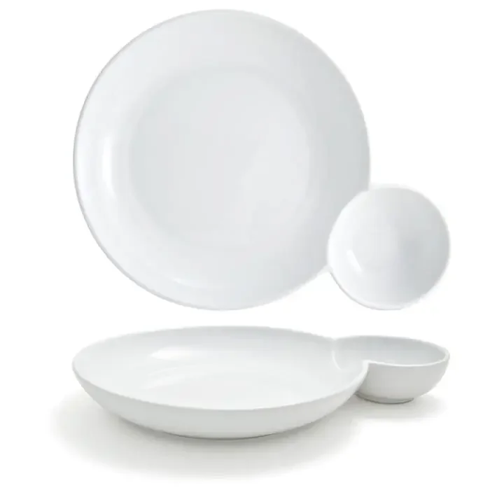 FOH DBO126WHP22 Harmony Bento 32 Ounce Duo Bowl – 6 / CS