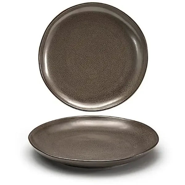 FOH DDP061ESP22 Kiln Mocha 10″ Round Plate – 6 / CS