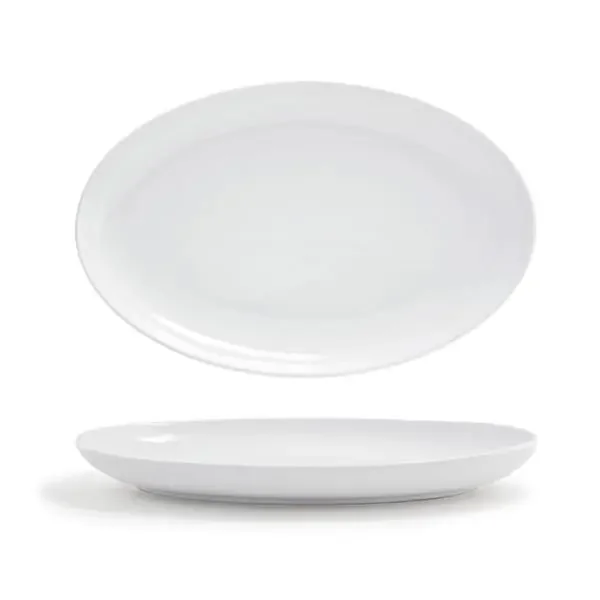 FOH DOS025WHP21 Harmony 11.5″ Oval Plate – 4 / CS