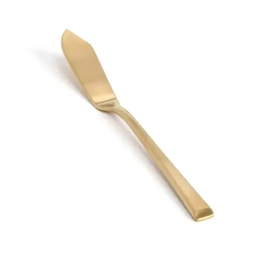 FOH FBK006GOS23 7″ Parker Butter Knife – Matte Brass