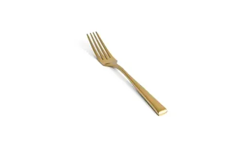 FOH FDF006GOS23 8″ Parker Dinner Fork – Matte Brass