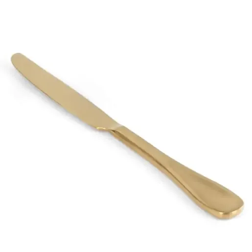 FOH FDK004GOS23 9.5″ Cameron Dinner Knife – Matte Brass