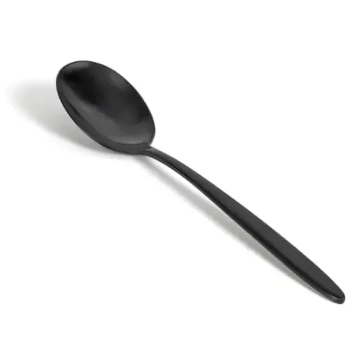 FOH FDS008BKS23 8″ Luca Dinner Spoon – Matte Black
