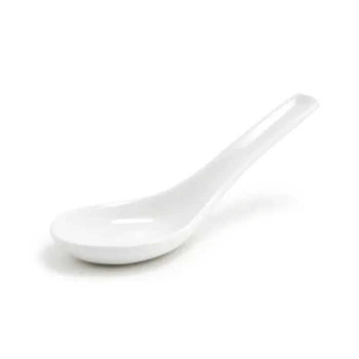 FOH FSP000WHP23 5-1/2 x 1-1/2 x 2″ Wonton/Soup Spoon – 12 / CS