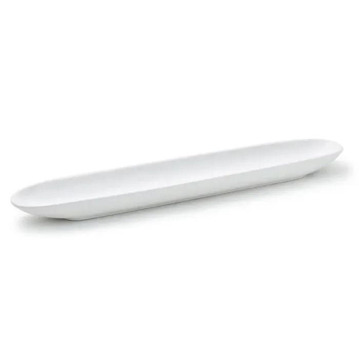 FOH SPT026WHP12 White 16 Ounce Long Oval Server – 6 / CS
