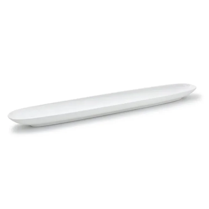 FOH SPT027WHP12 White 28 Ounce Long Oval Server – 6 / CS