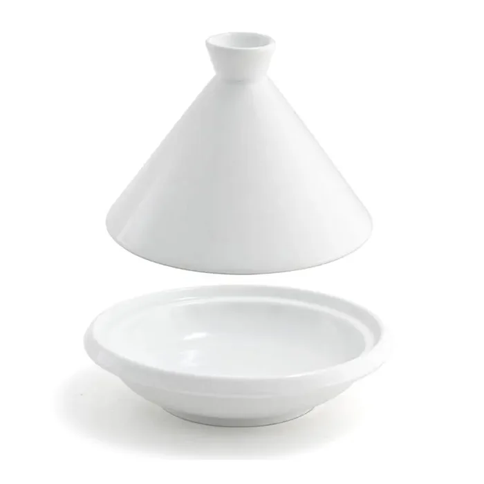 FOH STN001WHP20 White 10 Ounce Tagine – 2 / CS