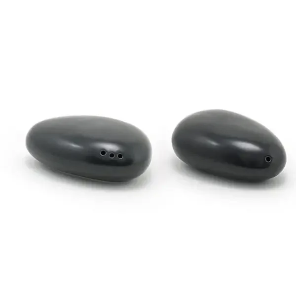 FOH TSP018BKP23 Tides Mussel Salt & Pepper Shakers – Set
