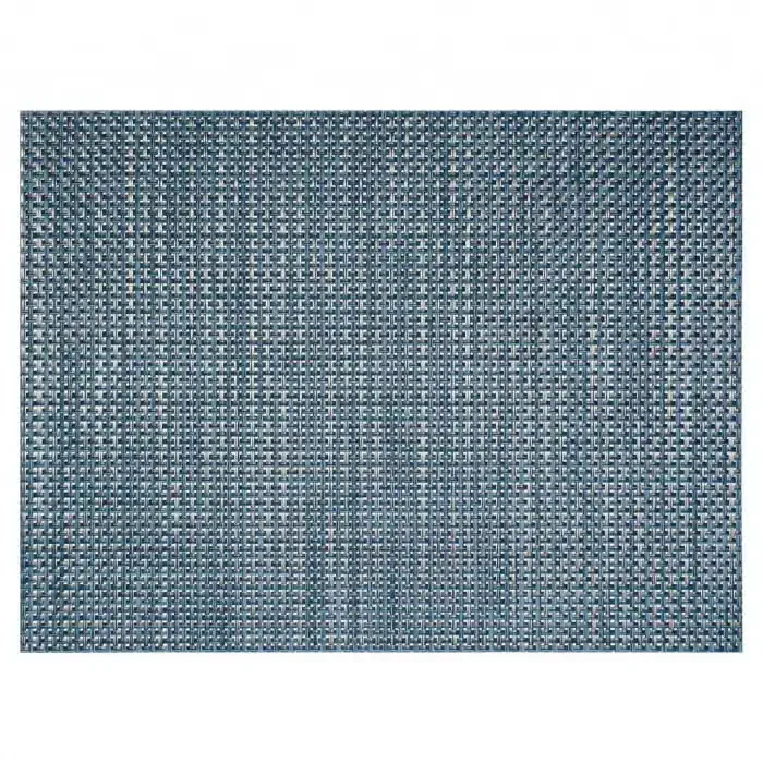 FOH XPM077DBV83 Indigo 16 x 12″ Basketweave Placemat – Dozen