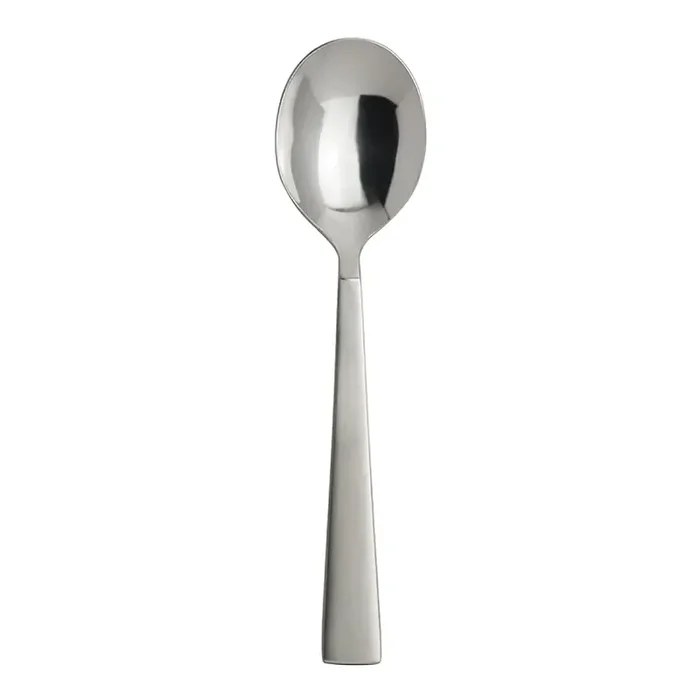 Folio 5741SX002 Ridge Half Satin 6-3/4″ Soup Spoon – Dozen