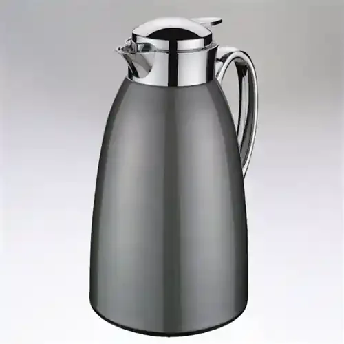 Frieling “Venezia” Insulated Server, glass liner, Gray, 34 fl. oz.
