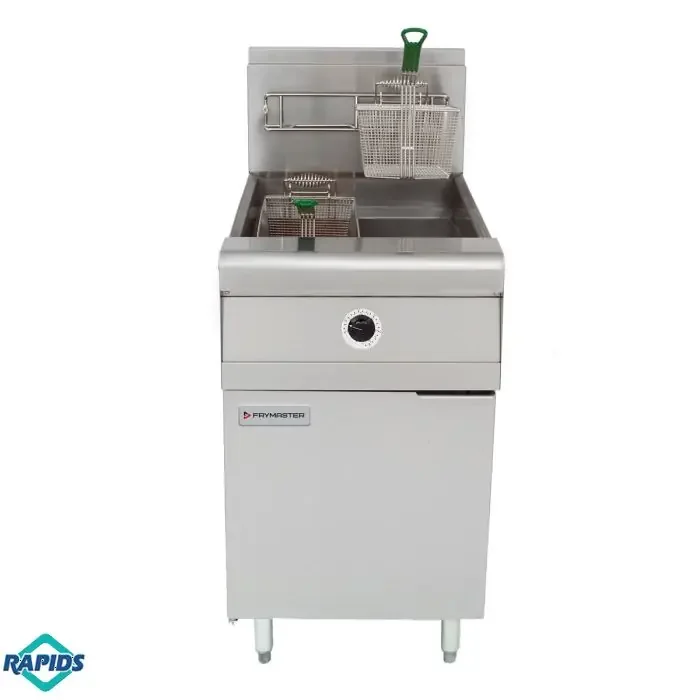 Frymaster MJ1CF Performance Gas 80 Lb Floor Fryer for Chicken & Fish Natural Gas