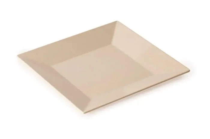 G.E.T. BAM-1104 BambooMel 10″ Square Plate – 12 / CS