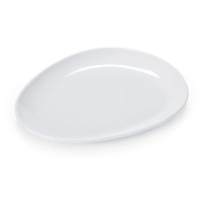 G.E.T. CS-6111-W Siciliano White 11″ x 9.25″ Coupe Platter – 12 / CS