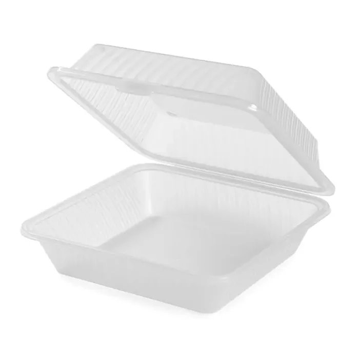 G.E.T. EC-10-1-CL Eco-Takeouts Clear Single Entree Container – Dozen