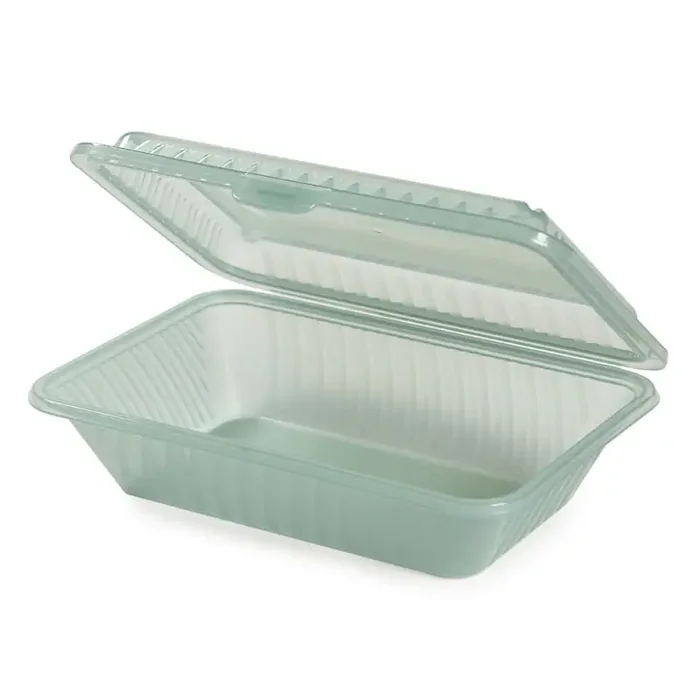 G.E.T. EC-11-1-JA Eco-Takeouts Jade Half-Size To-Go Container – Dozen