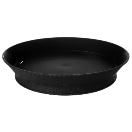 G.E.T. RB-894-BK Black Polypropylene 7.27″ Round Basket – 12 / CS