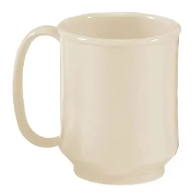 G.E.T. SN-104-IV Ivory 8 Ounce Handled Sippy Mug – 24 / CS
