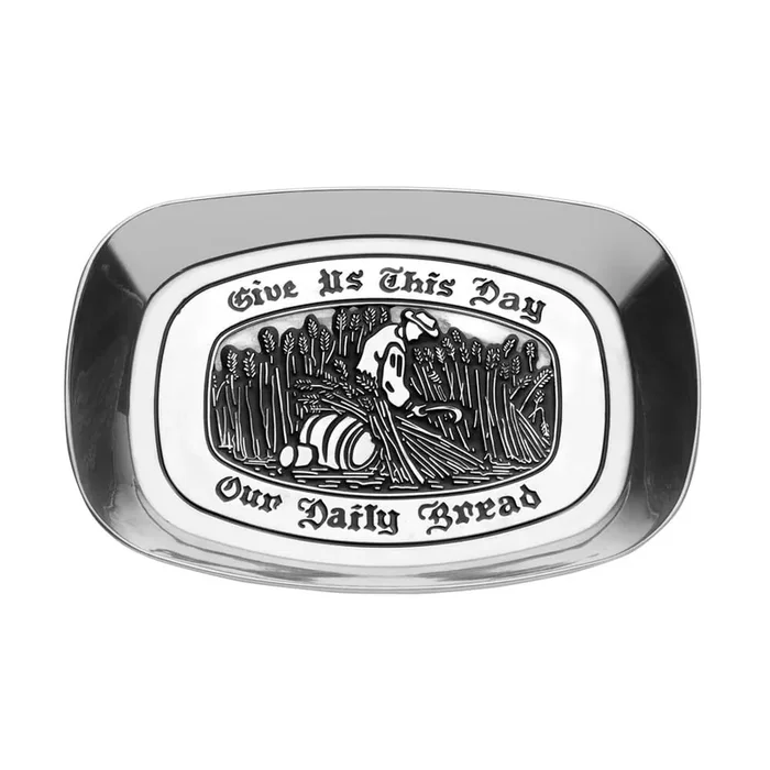 Give Us This Day Small Bread Tray