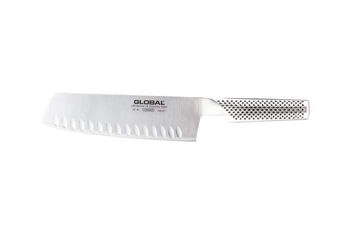 Global 7 inch Vegetable Knife – Hollow Edge