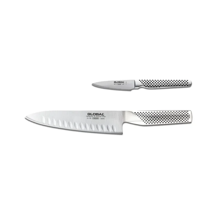 Global Classic 2 Piece Cook’s and Paring Knife Set, G-7846 Promo