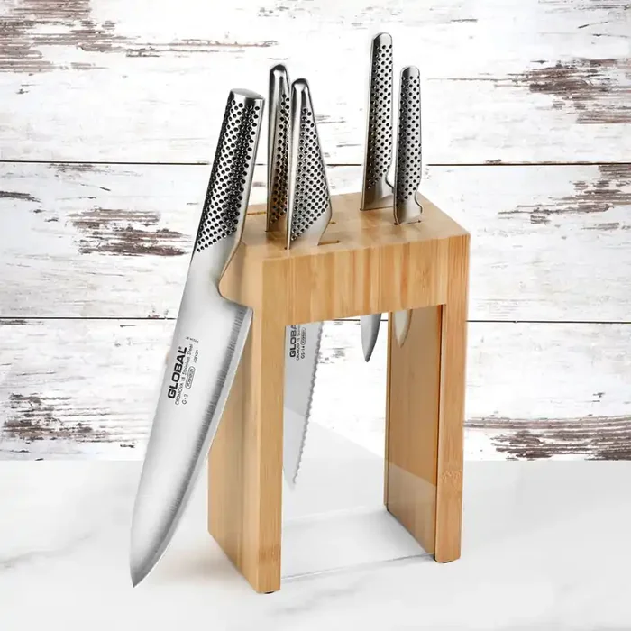 Global Osaka 6 Piece Knife Block Set