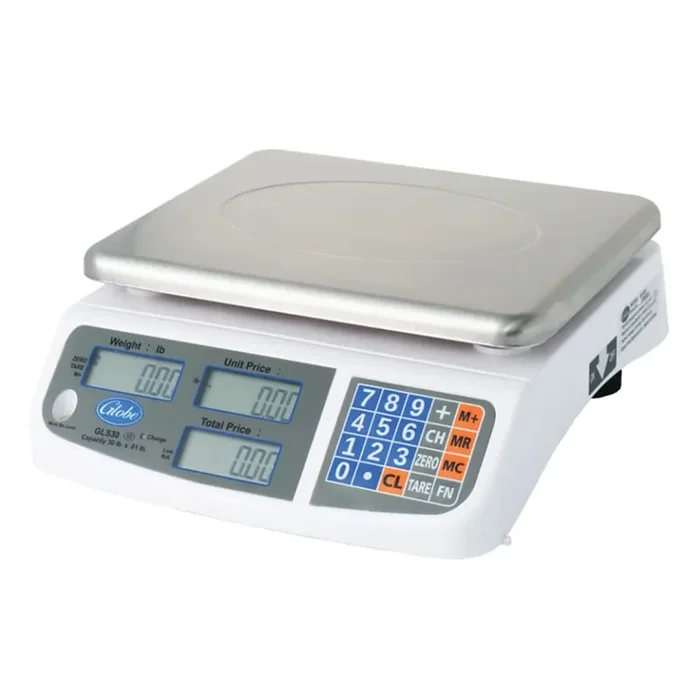 Globe Food Equipment GLS30 Price Computing 30 Pound Digital Scale