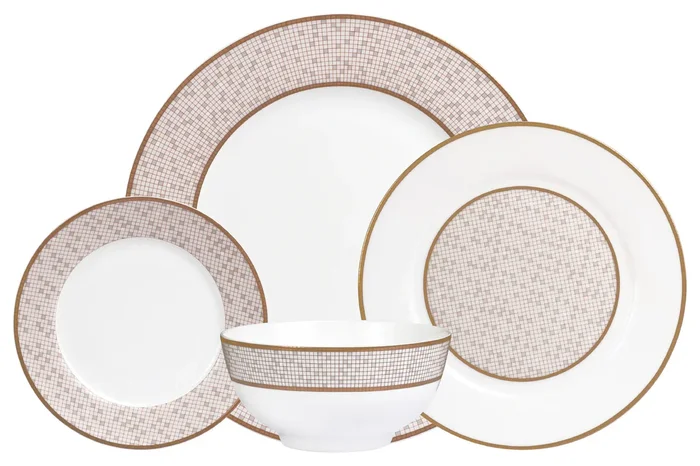 Godinger Mossaic Bone China, 16 pc Set