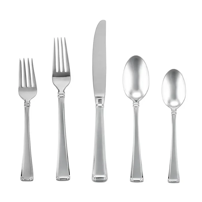 Gorham Column Frosted 5 piece Place Setting