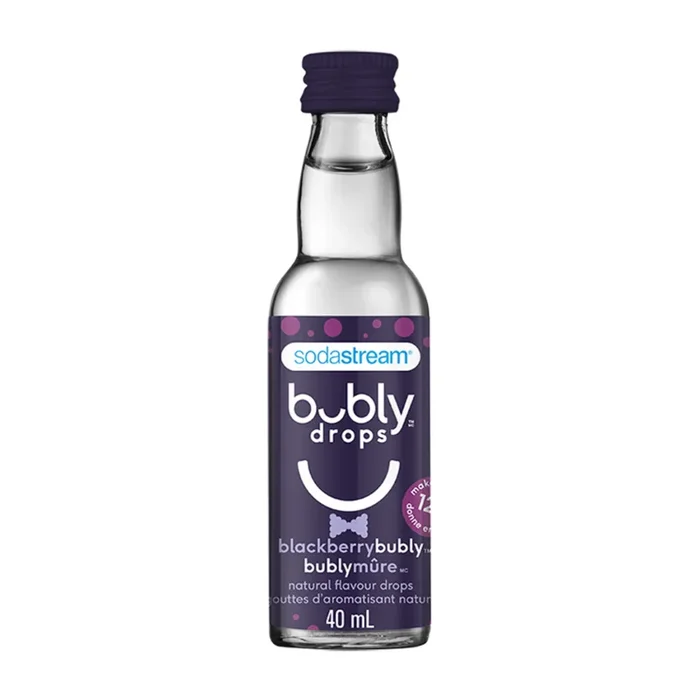 Gouttes Bubly aromatisées concentrées Mûre 40ml – SodaStream