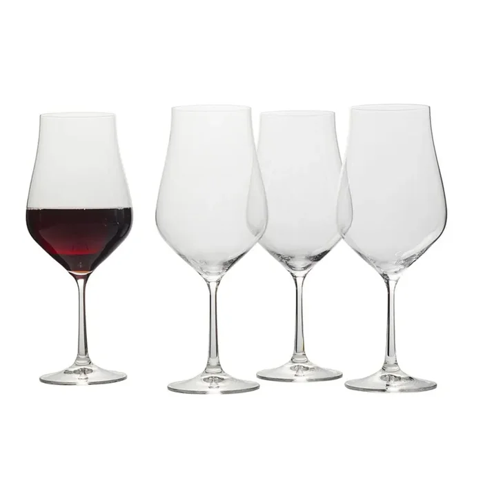 Grace Set of 4 Bordeaux Red Wine Glasses