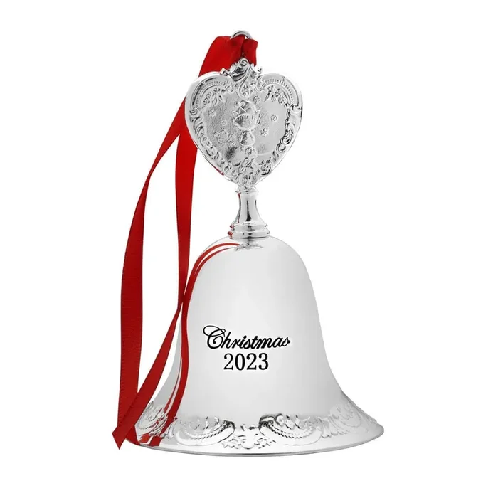 Grande Baroque 2023 Silver Plated Bell Ornament 29th Edition