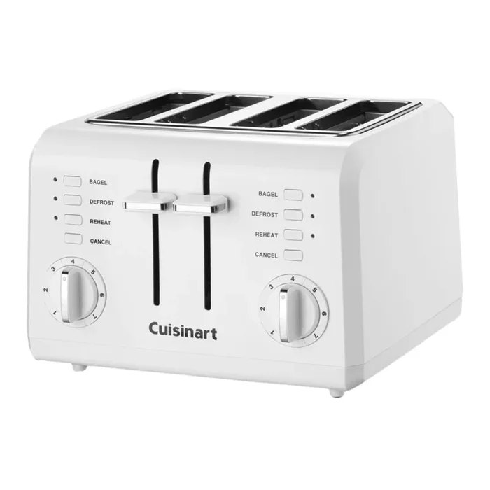 Grille-pain compact 4 tranches Blanc – Cuisinart