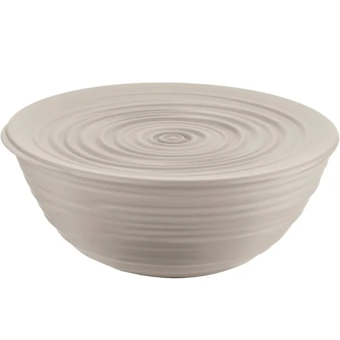 GUZZINI M BOWL WITH LID TIERRA – TAUPE