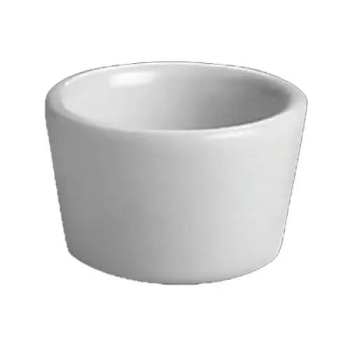 Hall China HL17870AWHA White 1-1/4 Ounce Ramekin – 72 / CS